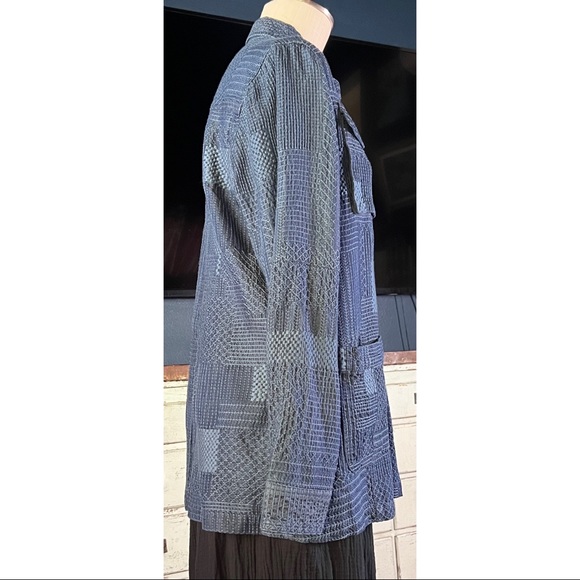 Johnny Was Thora Trapunto Embroidered Denim Jacket S - Picture 6 of 14